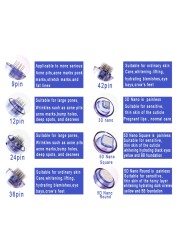 10/20/50pcs Dr.Pen A6 cartridge needle derma pen needle derma pen derma stamp Dr pen A6 needle cartridge for derma pen tattoo microoneedling tattoo machine bayonet Replacement Seal 9 12Pin 24pin 36Pin 42pin Round Nano