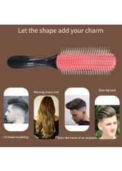 Salon Detangling Brush For Curly Hair Non-slip Hair Brush Comb Scalp Massage Brushes Professional Salon Styling Tool