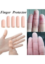 1 Pair Hand Care Toe Finger Protector Pain Relief Guard Reusable Foot Tube Bandage Multifunctional Silicone Gel Protective Case