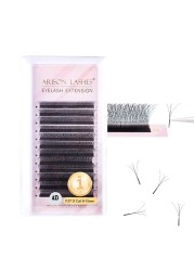 Eyelashes Extension W Shape 3/4D Pre-made Volume Fans w Style Lashes Faux Mink Soft Easy Fan Natural Ariosn Lashes