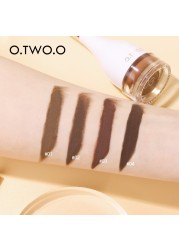 O.TW O.O Eyebrow Pomade Eyebrow Mascara Natural Waterproof Long Lasting Creamy Texture 4 Colors Tinted Sculpted Eyebrow Gel With Brush