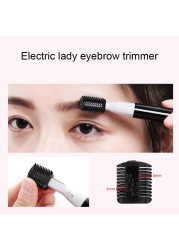 Electric Hair Remover Eyebrow Trimmer Scissors Epilator Men Razor Cutting Machine Lady Makeup Mini Shaver Razor