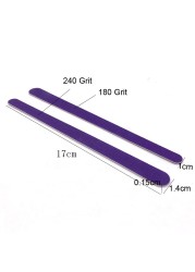 Professional Nail File, 100X, Thin, Manicure and Pedicure, 180/240 Grit, High Quality Nail Art Accessories, New