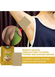 10pcs Ginger Detox Patch Body Neck Knee Pillow Joint Shoulder Arthritis Back Knee Pain Relief Swelling Chinese Herbal Adhesive Pads