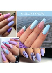 UR SUGAR 7.5ml Purple Series Gel Nail Polish Reflective Laser Gel Glitter Semi Permanent Lamp Varnish Soak Off Nail Art Design