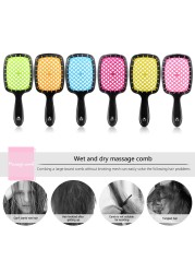 Hollow Air Cushion Massage Comb Straight or Curly Hair Brush Hair Care Accessories Anti-static Comb for Hair Styling