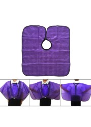 Durable Hairdressing Cape Anti Static Smooth Coloring Easy Clean Salon Apron Perming Hair Cut Waterproof Cloth Solid