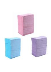 125pcs Disposable Waterproof Medical Paper Dental Hygiene Bib Napkin Wood Pulp Paper Dental Cleaning Paper