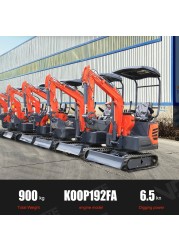 CE EPA Euro 5 China mini excavator hydraulic pilot excavator 1 ton 2 ton 3 ton crawler micro home personal orchard mini excavator P