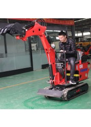 TE-08 0.8 Ton Mini Excavator Newest Mini Hydraulic Crawler Excavator Garden Digger Digging Machine With CE ISO