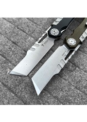 Folding Knife Edc Multiple High Hardness D2 Military Knives - Good for Hunting Camping Survival Outdoor Everyday Bearing XUN118 New