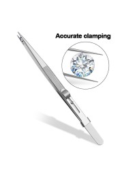 Professional stainless steel high quality jewelry tweezers DIY diamond gem jewelry jewelry jewelry making tools