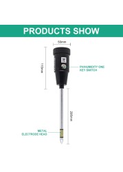 2 in 1 Soil PH Meter & Moisture Meter 295mm Long Soil pH Moisture Meter Tester Hydroponics Analyzer No Battery Needed