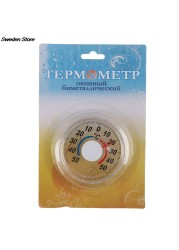 1pc Round Plastic Door and Window Thermometer Outdoor Window Door Thermometer Pointer Type Cold and Heat Watch Hot Sale