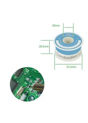 50g/100g Solder Welding Wire High Purity Low Fusion Spot 0.3/0.5/0.8/1/1.2mm Rosin Solder Wire Roll No Clean Tin BGA Soldering