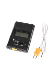 Temperature Meter K Type LCD Digital Thermometer with Thermocouple Probe -50 -1300 Degree