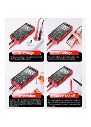 ANENG 621A Touch Screen Intelligent Digital Multimeter 9999 Counts Auto Range Rechargeable NCV Universal Meter Voltmeter Ammeter