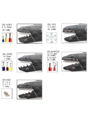 العقص كماشة الفك HS-30J / 03BC / 40J / 10A / 10WF / 35WF / 103 / 256N / 06WF2C / 05H لمحطات العقص