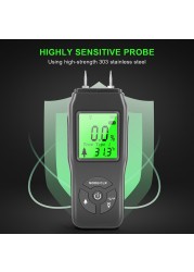 Portable Wood Hygrometer Hygrometer Timber Humidity Detector Tree Density Digital Wood Humidity Tester