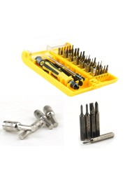 Precision Magnetic Screwdriver Set, 45 in 1, Tools With Tweezers