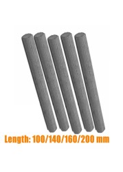 1pc 10X100/140/160/200mm Ferrite Rod Loopstick for Radio Antenna Crystal Aerial Adapter Black Mn-Zn Ferrite Rod Material