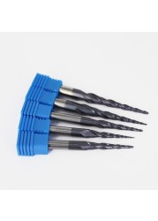 VACK - Ball Nose Pointed End Mills, 3.175mm, 4mm, 6mm, 8mm, Router Bits, Cnc, Wood and Metal Milling Machine