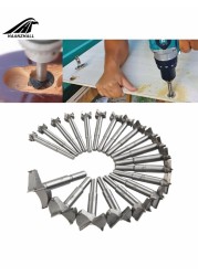 20pcs/set 14-50mm Forstner Drill Bits Woodworking Self Centering Hollow Cutter Saw Blade