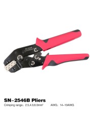 Crimping Terminal Pliers Set Eletrico Wire Clip Connector Electrical Wire Tools Crimper for MC 4 Solar Tool Plier 2546B