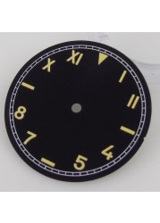 Fit for ETA 6497 6498 ST3600 3621 movement 37mm luminous dial watch for mechanical hand winding men's watch