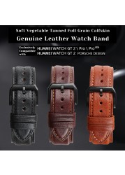 18 19 20mm 21 22mm 23 24 Leather Watch Strap Black Brown Quick Release Watchband Men Women Smart Watch Bracelet Bracelet Wristband