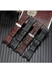 For Diesel DZ1216 DZ1273 DZ4246 DZ4247 DZ287 Watch Bracelet Man Watchband Wrist Band Genuine Leather Watch Strap 32mm