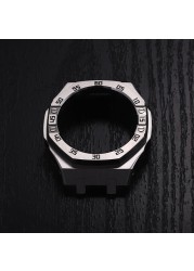 GA-2100 4th Generation Adjustment Metal Bezel Watch Case Accessories Stainless Steel Rubber Strap For GA2100 Replacement Band