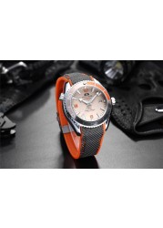 Montre Homme Fashion Automatic Watches Mens 2022 Luxury Brand Sport Digital Watch Men Mechanical Wristwatches Rubber Clock Gift