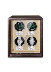 BOLAI luxury brand watch winder wood high-end 2 4 slot automatic watches box with Mabuchi motor watch cabinet watch storage box