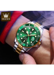 OLEVS Stainless Steel Strap Submarine Full Automatic Men's Watch Waterproof Business Automatic Mechanical Men's Wristwatch