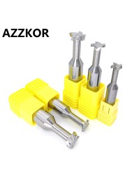 Tungsten Steel Whole Alloy Milling Knife T Cutters Milling Aperture Machining Steel Aluminum Copper Wood Special Groove Type Cutters