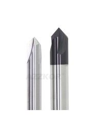 Beveled Milling Cutter Alloy Coating Tungsten Steel Tool By Steel Aluminum CNC Maching 3 Flute Spot Drills Milling Cutter