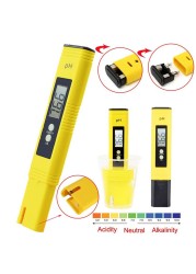 PH Meter 0.01 High Accuracy Water Quality Tester Water Quality Tester With 0-14 Gauge Set Suitable For Aquarium Swimming Pool