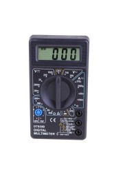 DT830 Digital Multimeter Voltmeter Ammeter Ohmmeter DC10V~1000V 10A AC 750V Voltage Tester Ammeter Test LCD Display