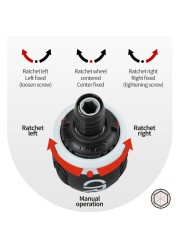 Mini Ratchet Screwdriver Magnetic Slotted Dual Purpose Impulse Head Telescopic Labor Saving Screwdriver Hand Tool