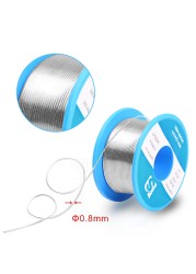 60/40 50g 0.8mm High Purity Soldering Wire Roll Low Melting Point Soldering Core Tin Welding Wire Repair Tools