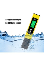 Pro PH Monitor for Aquarium Pond Drinking Water 0.01 High Sensitivity PH Meter Analysis Instruments with Backlight