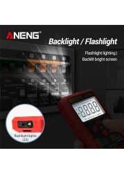 ANENG M118A Backlight Digital Multimeter Non-contact Stable LCD Display Smart Measuring Instruments Auto Range Voltmeter Digital Instrument