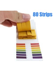 Test Instruments 80 Strips/Pack pH Test Strips PH Meter PH Controller Range 1-14st Alkaline Acid Indicator Litmus Leaf Water Soil