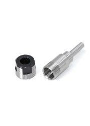 Binoax Router Bit Extension Rod Collet Drilling Machine Extension Milling Wood Cutting Machine 1/4(1/2) Inch 6/8/12mm Shank