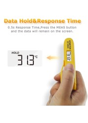 BTMETER Digital Infrared Thermometer Pen Type Portable Instant Read Non-contact Laser Food Temperature Measurement Instrument