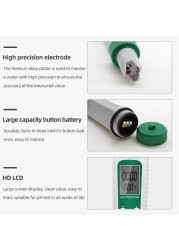 High Accuracy 6 in 1 PH/ EC/ TDS/ Salt/ S.G/ Temperature Test Meter Analyzer Acid Probe Analyzer for Drinking Aquarium 40% Off