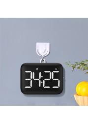 LED Digital Small Countdown Digital Timer Countdown Electronic Handmade Kids Time Management Cooking Kitchen Study Book