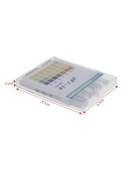 Dropshipping 100 Strips 1-14 PH Indicator Acid Alkaline Paper Water Saliva Test Kit