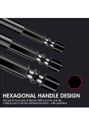 3-12mm Cross Hex Tile Drill Bits Set For Ceramic Cup Concrete Hole Opener Alloy Triangle Bit Tool Set Wood Metal Drill